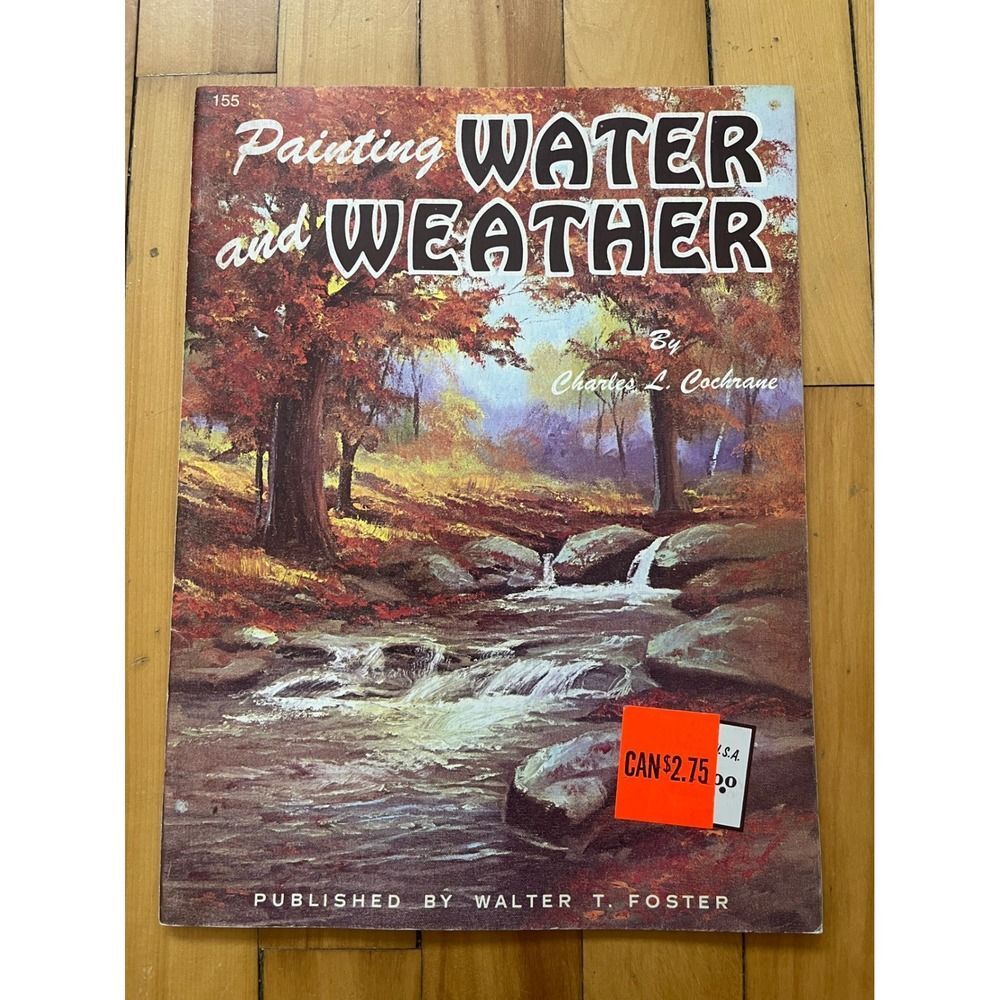Walter T Foster Painting WATER and WEATHER Art Instruction Book Art Techniques